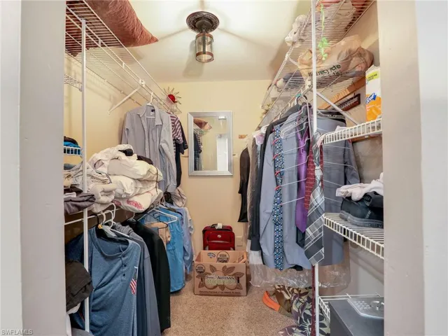 View of spacious closet