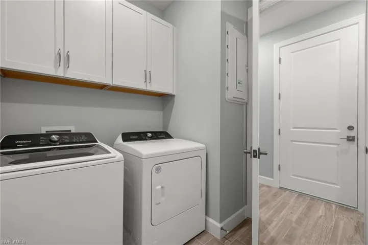Finished Laundry Room w/Folding Counter