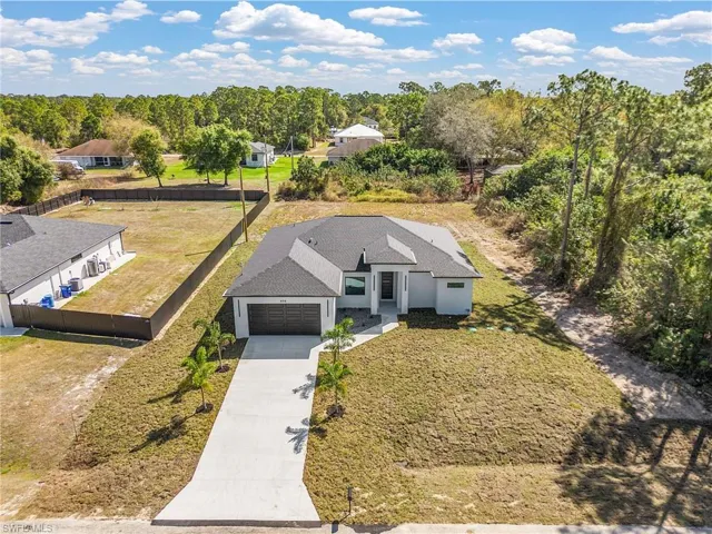 View from above of property