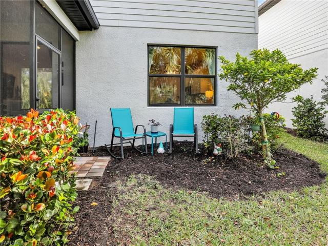 Additional seating outside