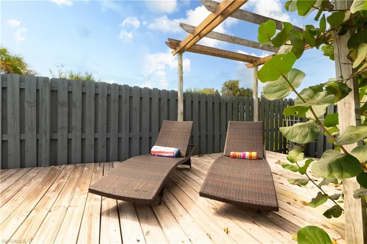 View of deck