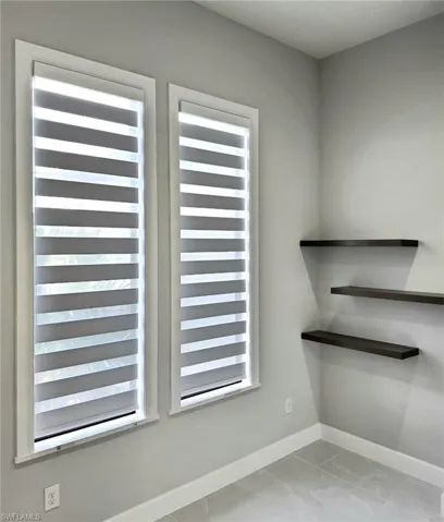 Room details with tile patterned floors