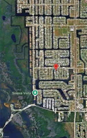 Aerial overview of property's location