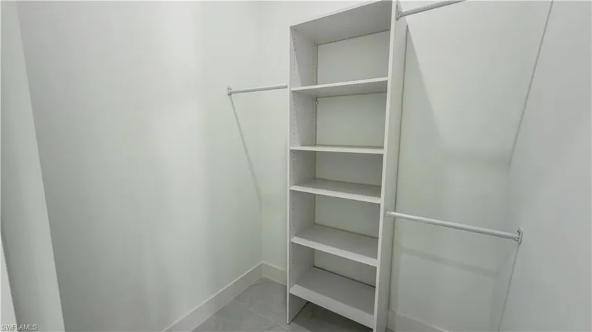 View of spacious closet