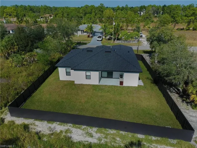 Aerial view of property and surrounding area