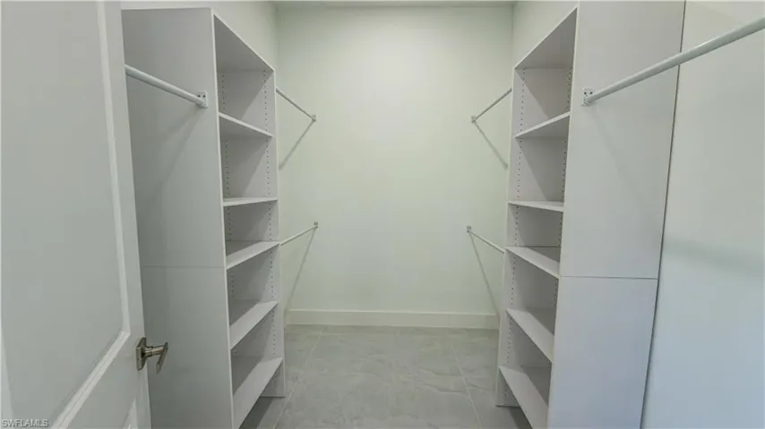 View of spacious closet