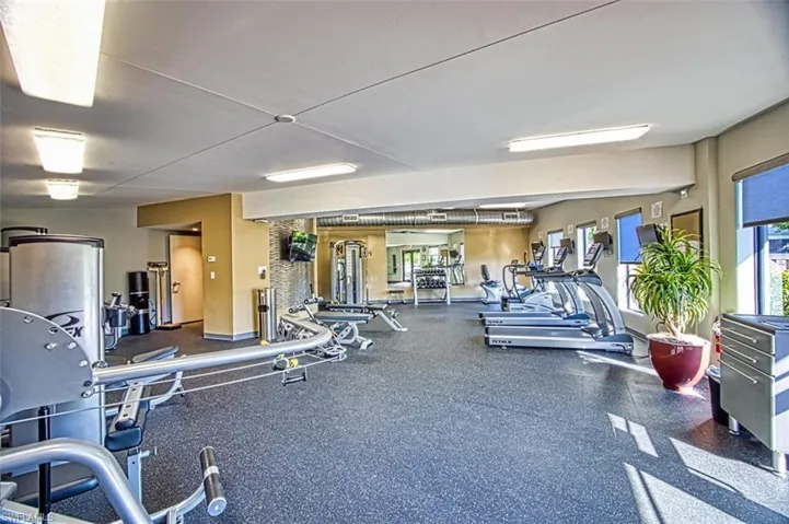 View of workout area
