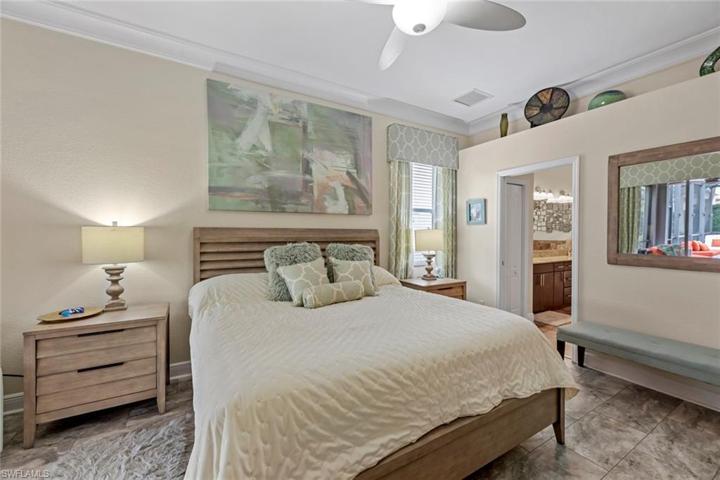 Master bedroom, looking into ensuite