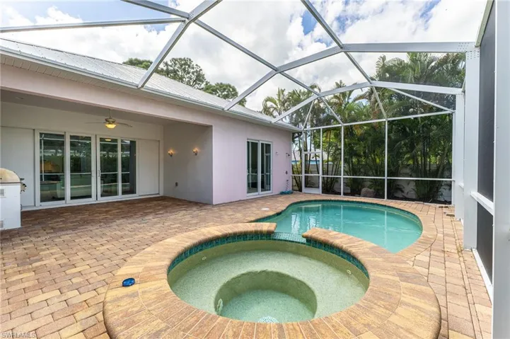 Screened Pool/Spa with room to entertain.