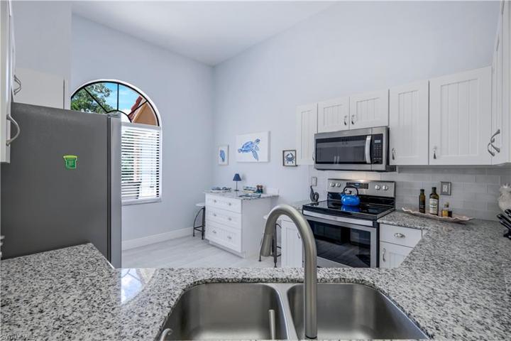 Wood cabinetry and granite countertops