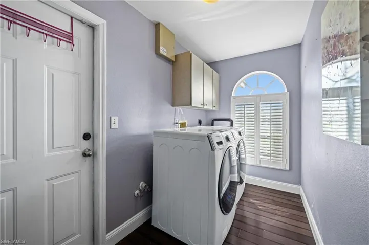 Inside laundry