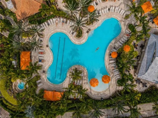 Resort Pool Aerial