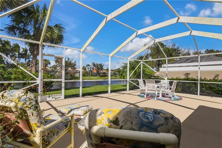 Privacy on your lanai with great water views