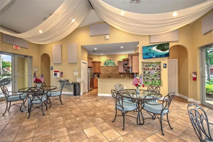 Clubhouse gathering area