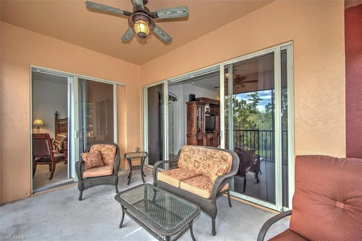 Sliders from Living Room and Primary Bedroom