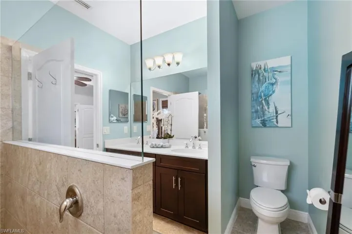 large shower
