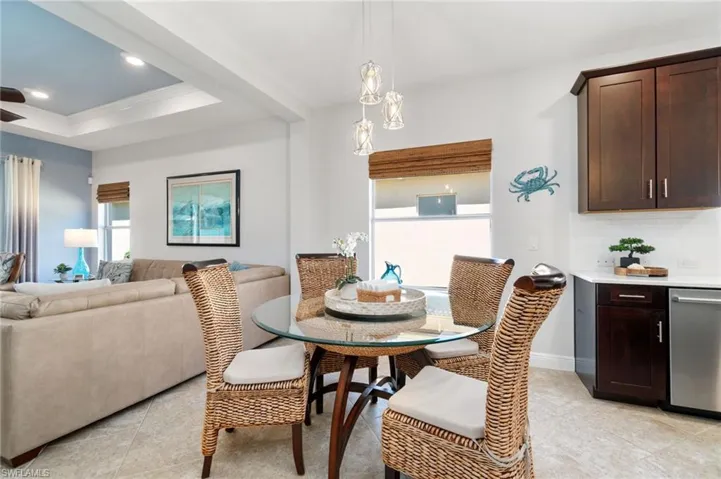 beautiful dining area