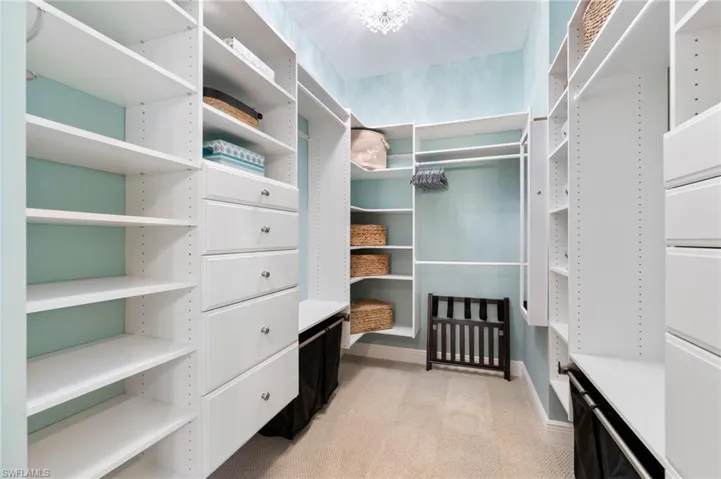 Large custom primary closet