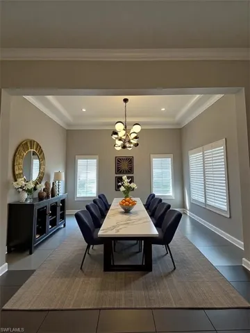 Formal Dining Room Virtual AI Staged