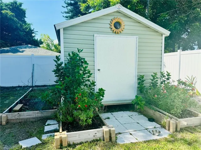 View of outbuilding