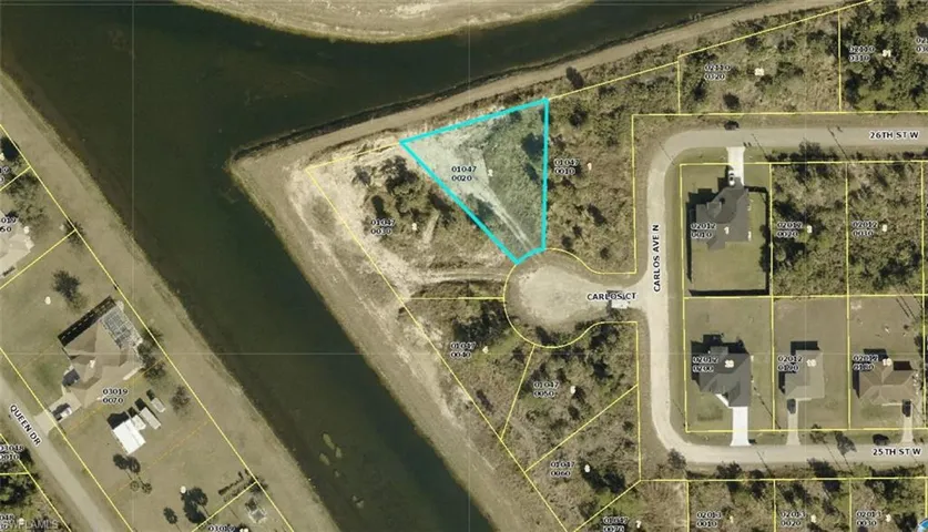 Map of property location featuring property parcel outlined