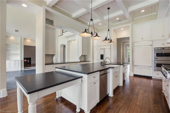 Kitchen with Viking Appliances and Leather Finished Granite