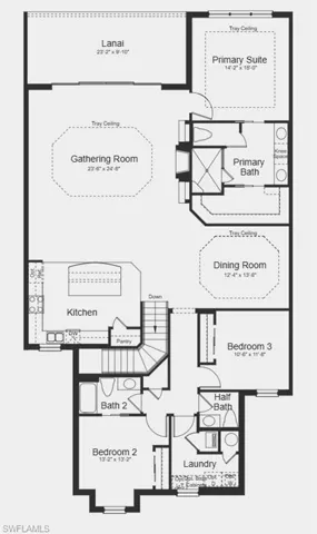 Additional Highlights Include: Pre-plumb and install sink at laundry, laundry package, french door refrigerator, and whole house blinds.