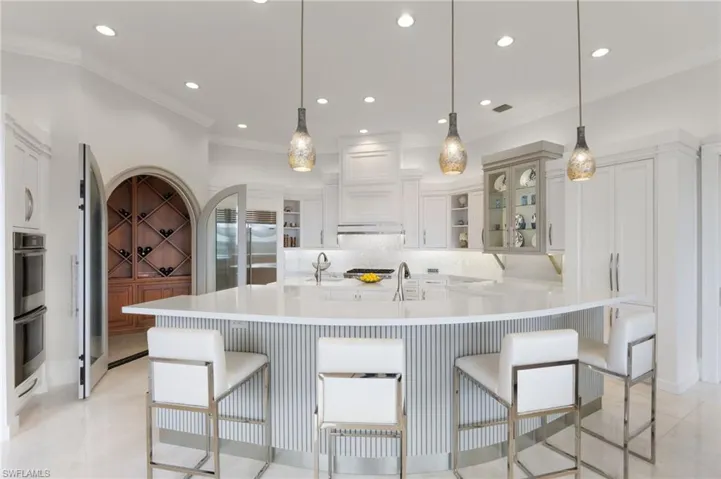 Kitchen featuring double islands