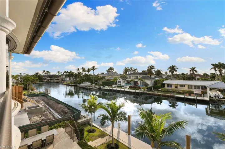 Upstairs balcony water views