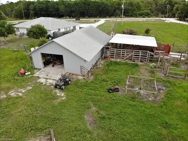Pole Barn and Cow Pen