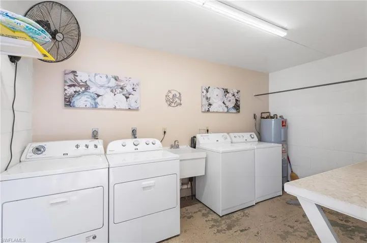 Free use of Washers & Dryers on same level