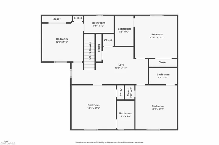 View of floor plan / room layout
