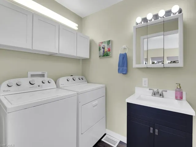 full size laundry in residence
