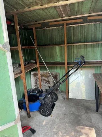 View of basement