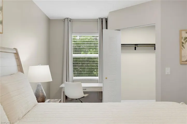 Bedroom #2 with Large Walk-in Closet