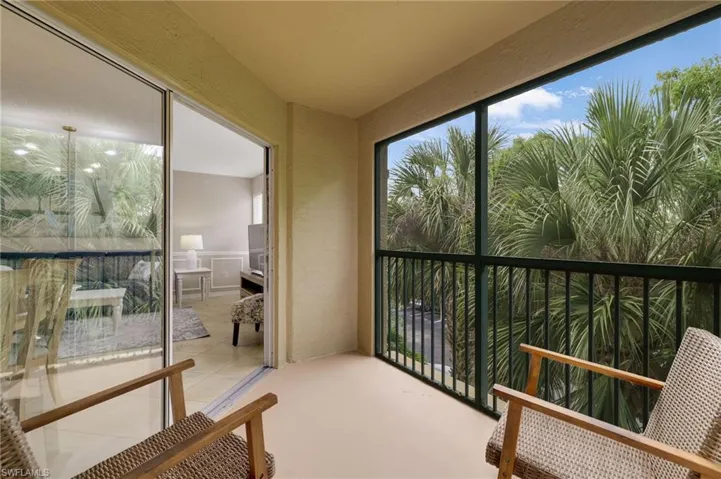 Screened Private Balcony