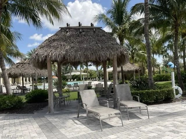 View of property's community with a gazebo