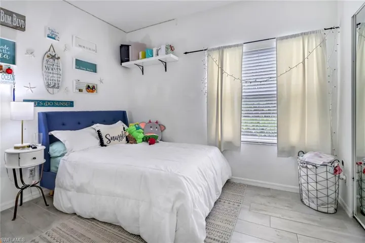 Bedroom featuring light wood-type flooring