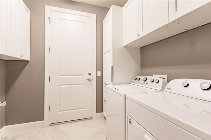 Laundry with Custom Shelving