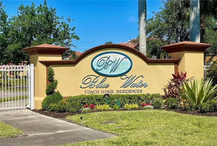 Gated Entrance of Blue Water