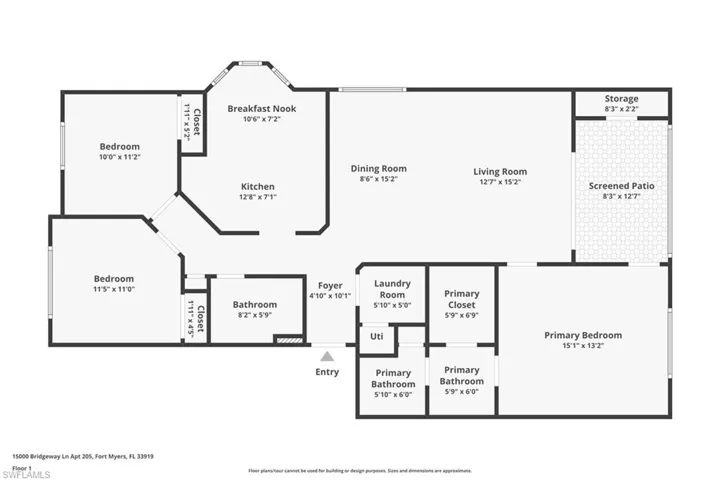 View of floor plan / room layout