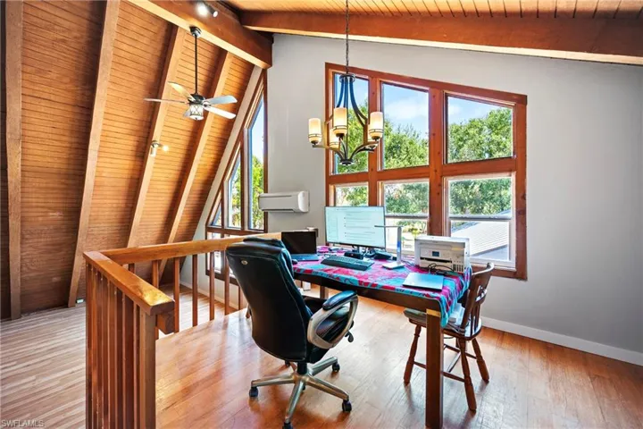 recently used as a desk area