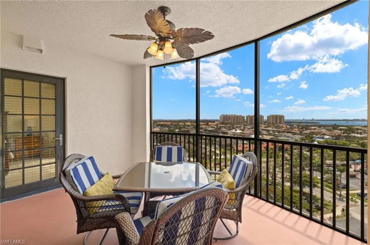Lanai off of the living room
