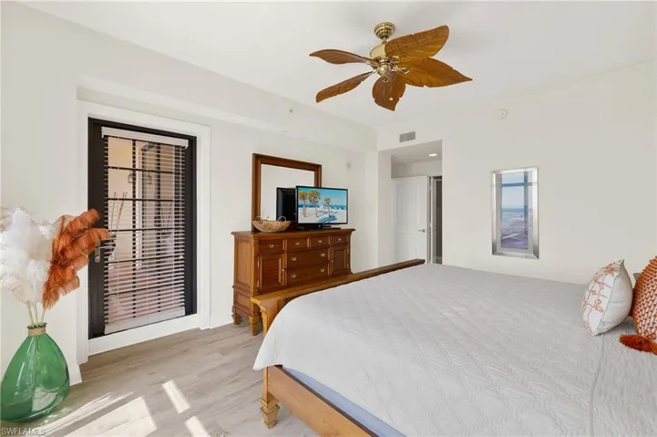 Master Bedroom with door out to the lanai