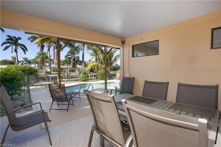View of patio