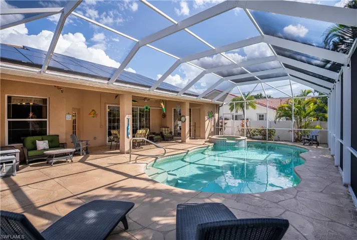 Spacious outdoor area