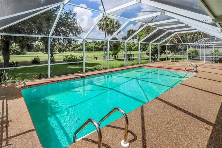 Solar-heated pool!