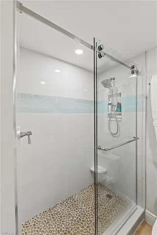 Bathroom with walk in shower