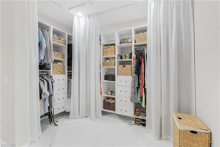 View of spacious closet
