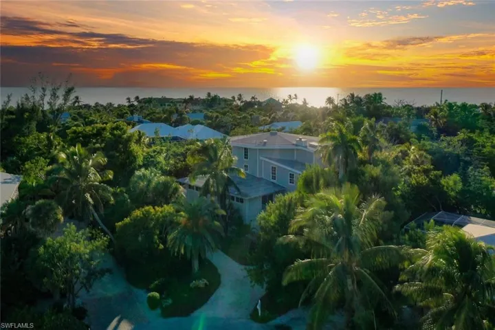 Sunset Aerial View.